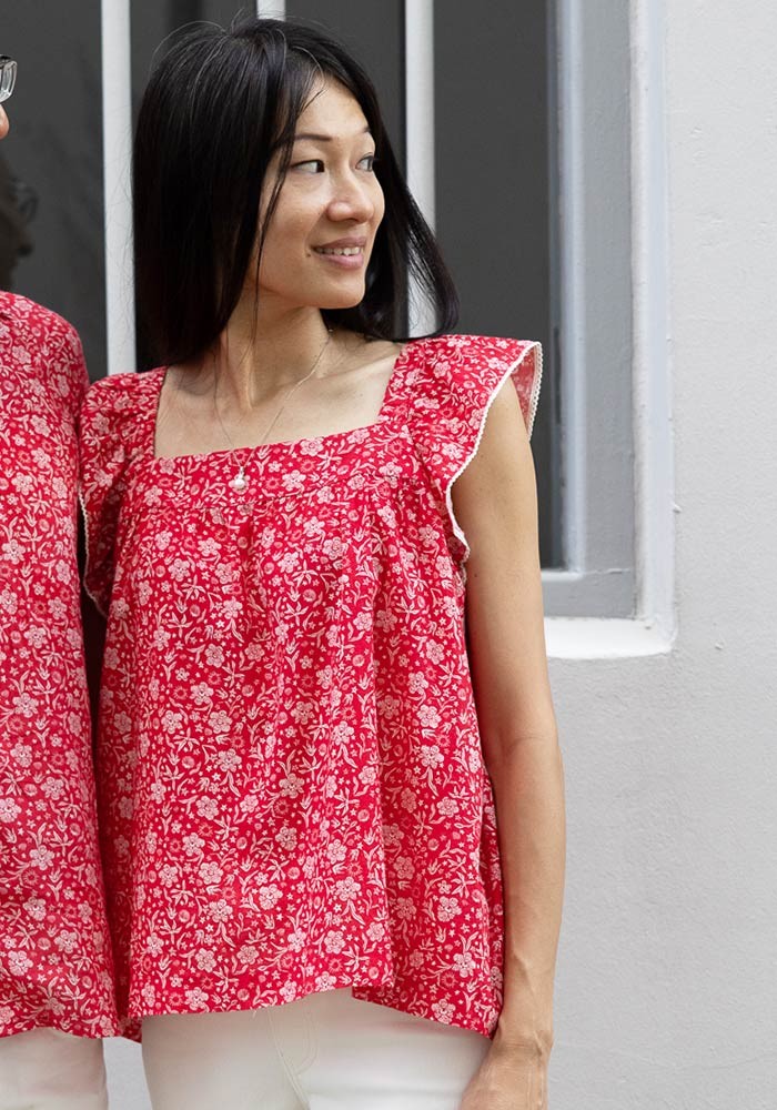 Printed adult blouse 
