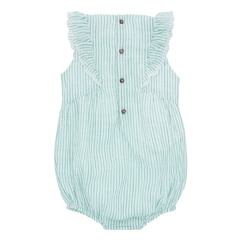 Flounce sleeve playsuit