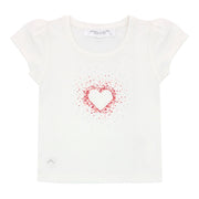 The Essentials - Puff-sleeve printed tee-shirt