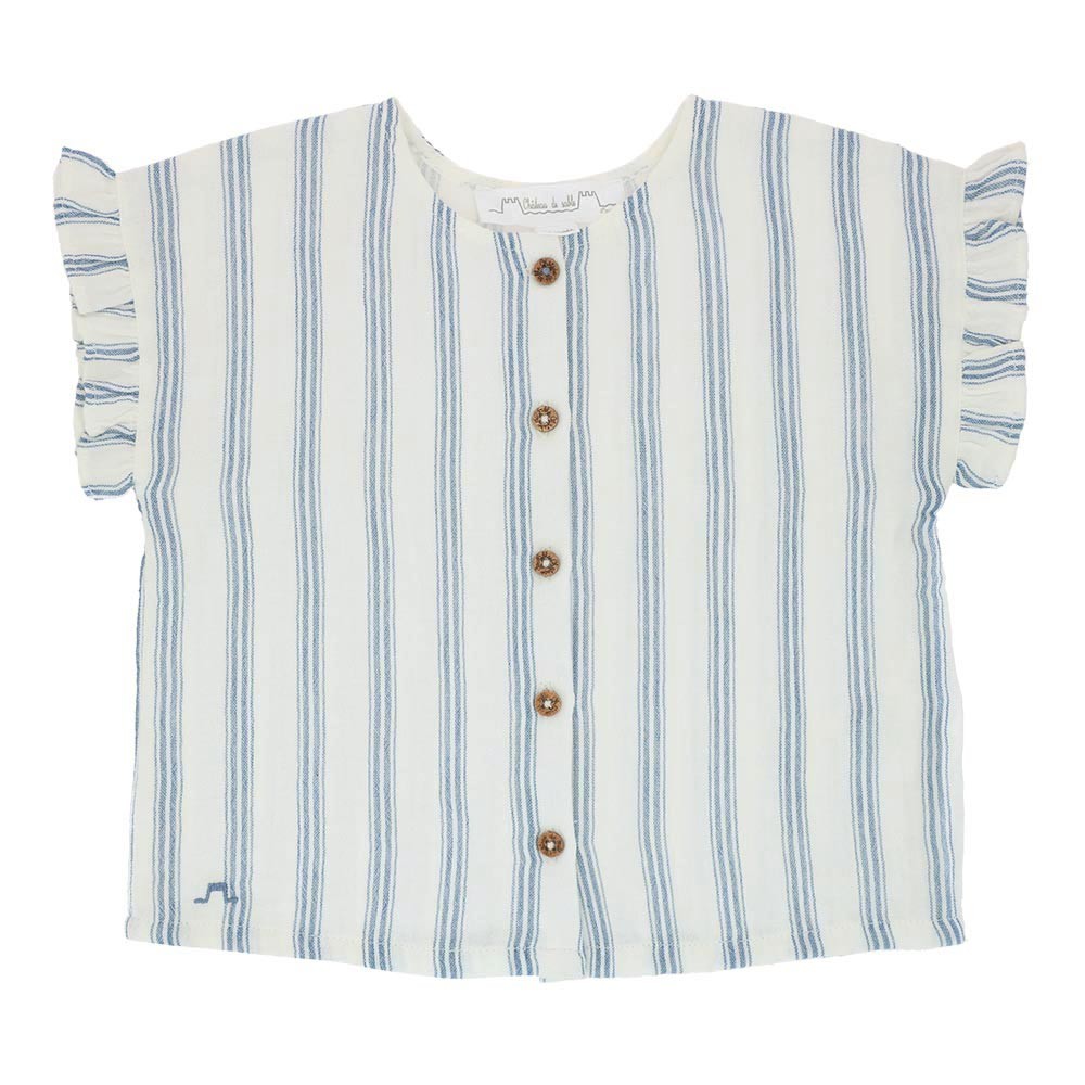 Ruffle sleeve blouse