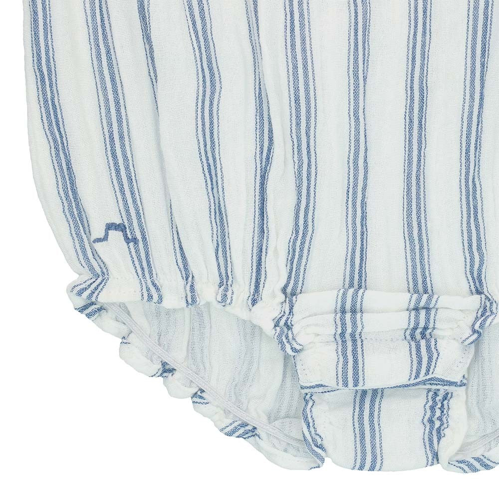 Striped playsuit
