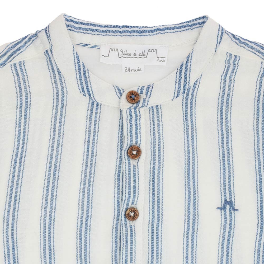 Roll-up sleeve shirt