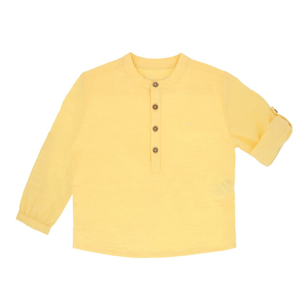 Roll-up sleeve shirt