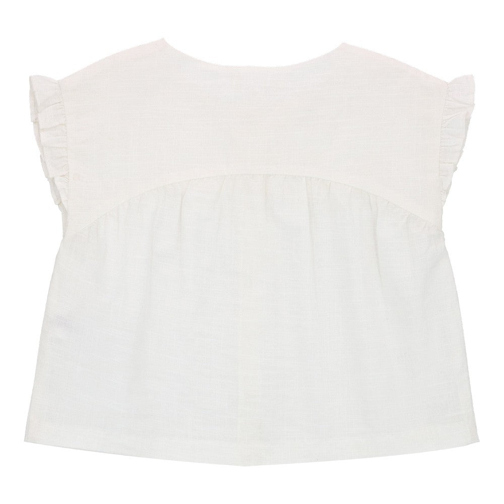 Ruffle sleeve blouse