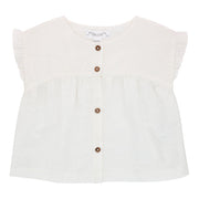 Ruffle sleeve blouse