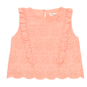 Eyelet lace blouse