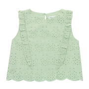 Eyelet lace blouse
