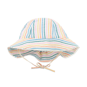 Seersucker sun hat