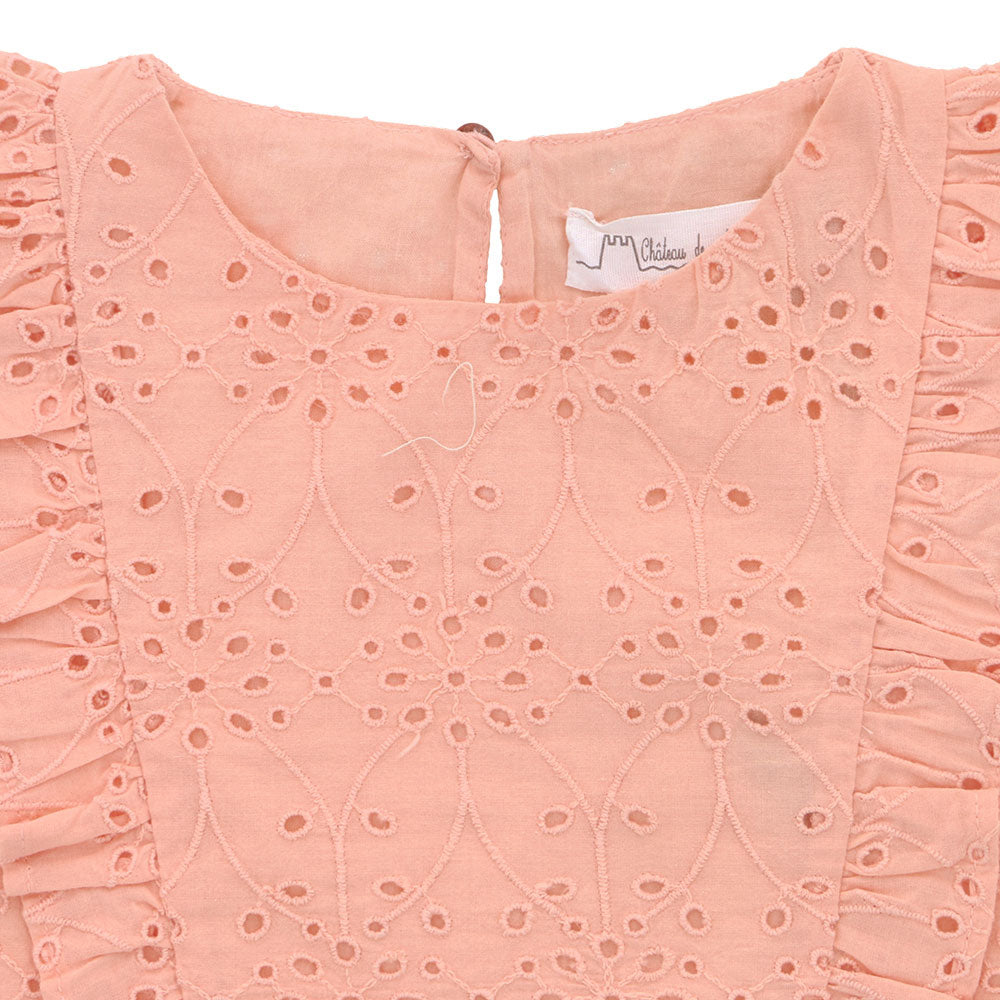 Eyelet lace blouse