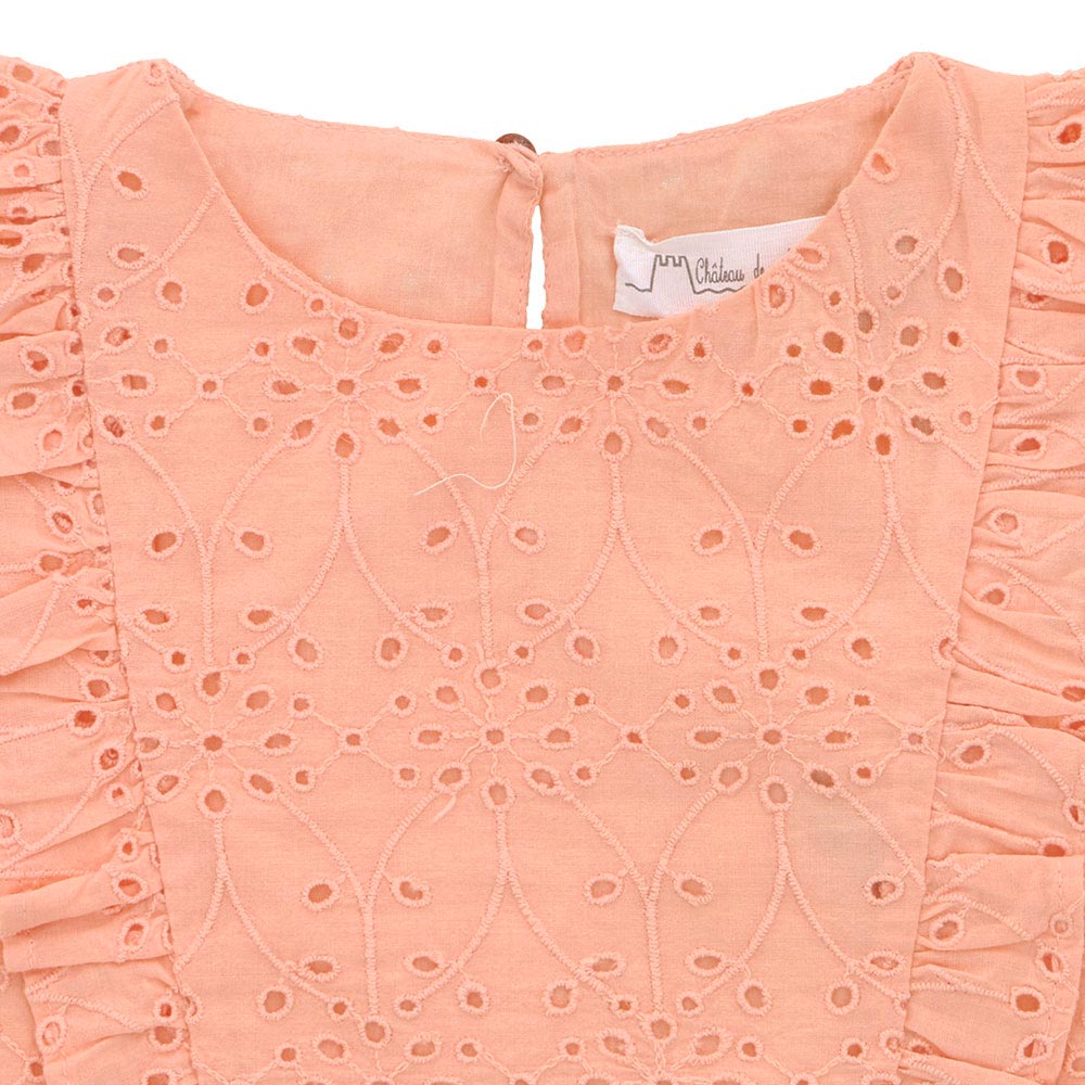 Eyelet lace blouse