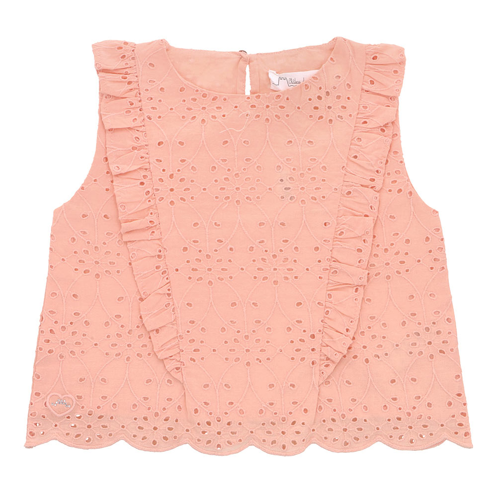 Eyelet lace blouse