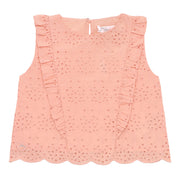 Eyelet lace blouse