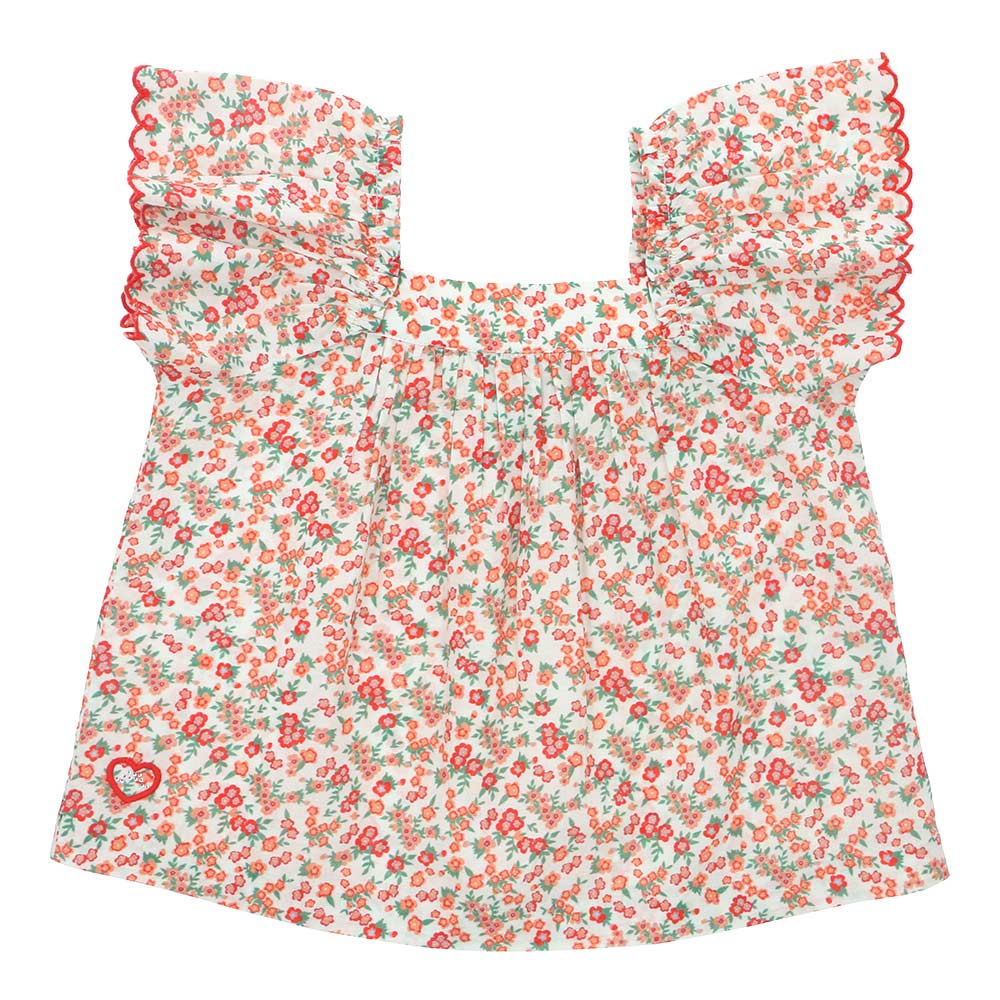 Butterfly sleeve blouse