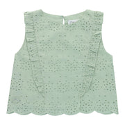 Eyelet lace blouse