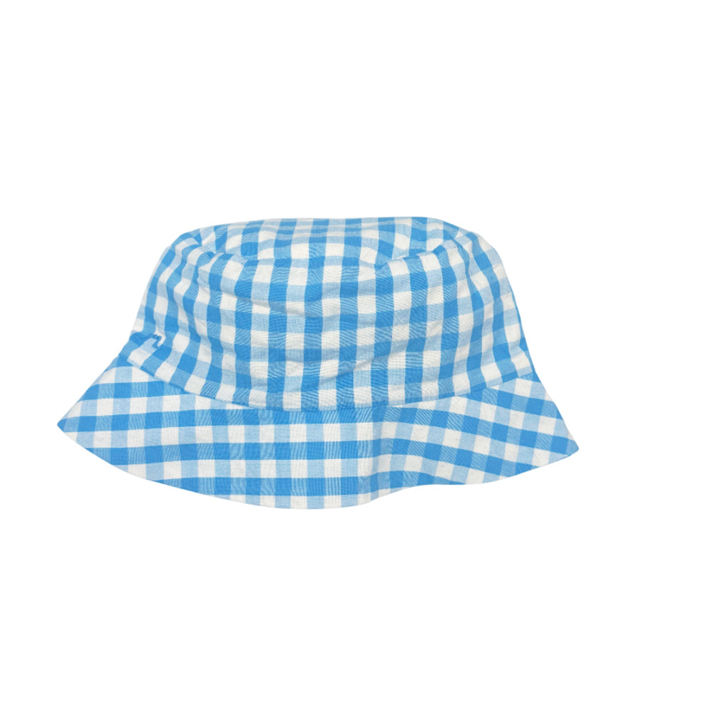 Seersucker bucket hat