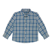 Brushed cotton check shirt