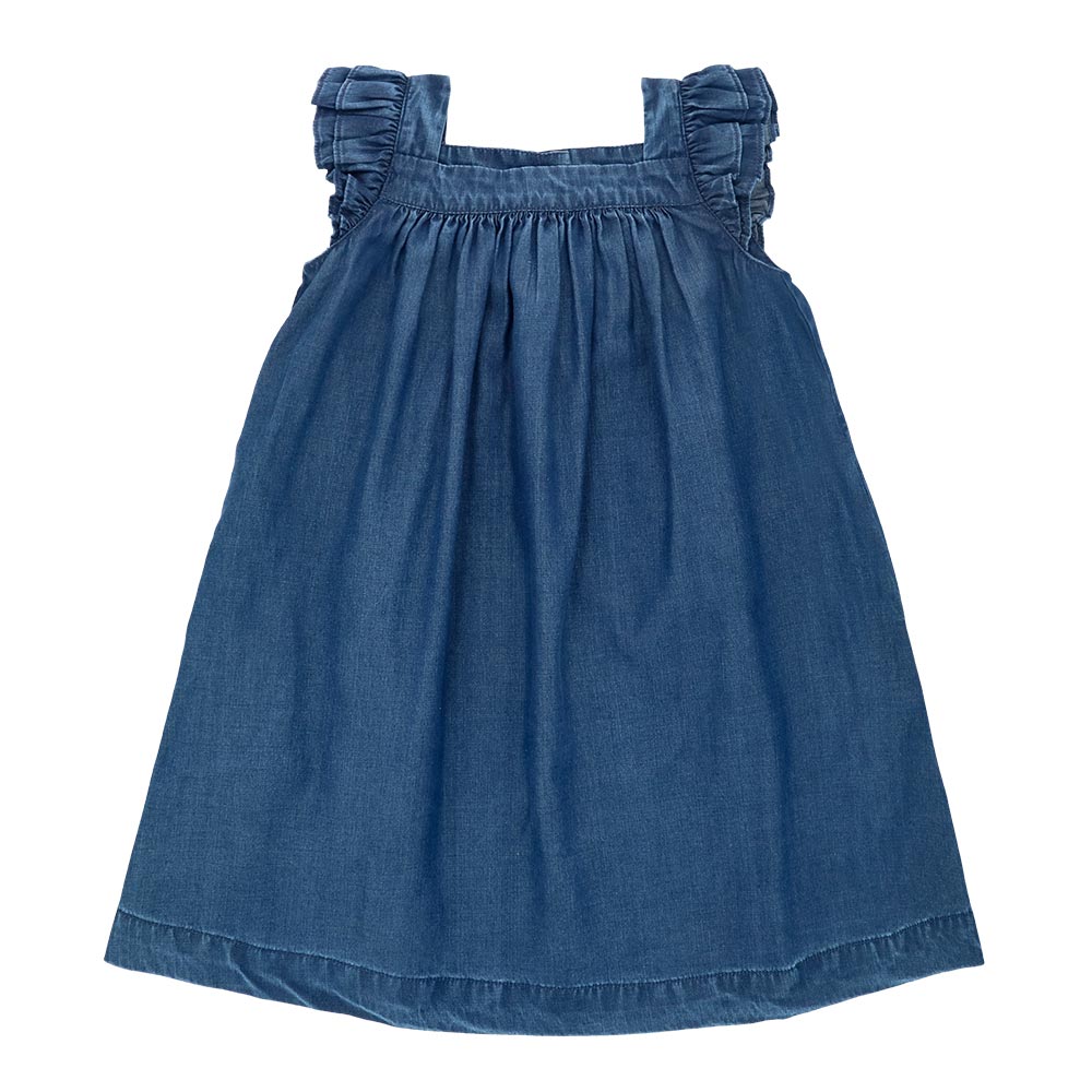 Ruffle sleeve dress