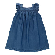 Ruffle sleeve dress