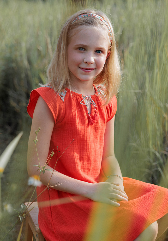 Cotton gauze dress