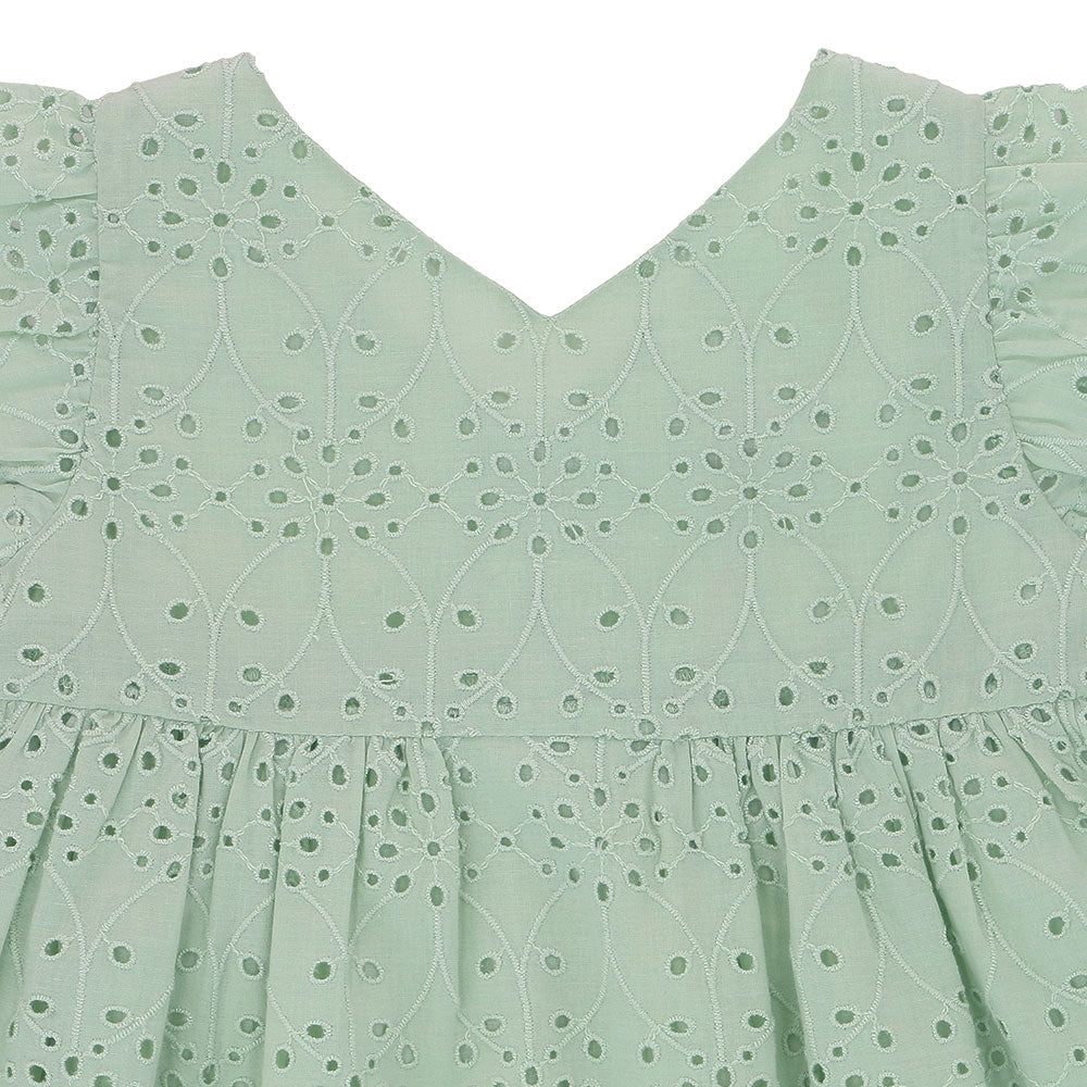 Eyelet lace dress