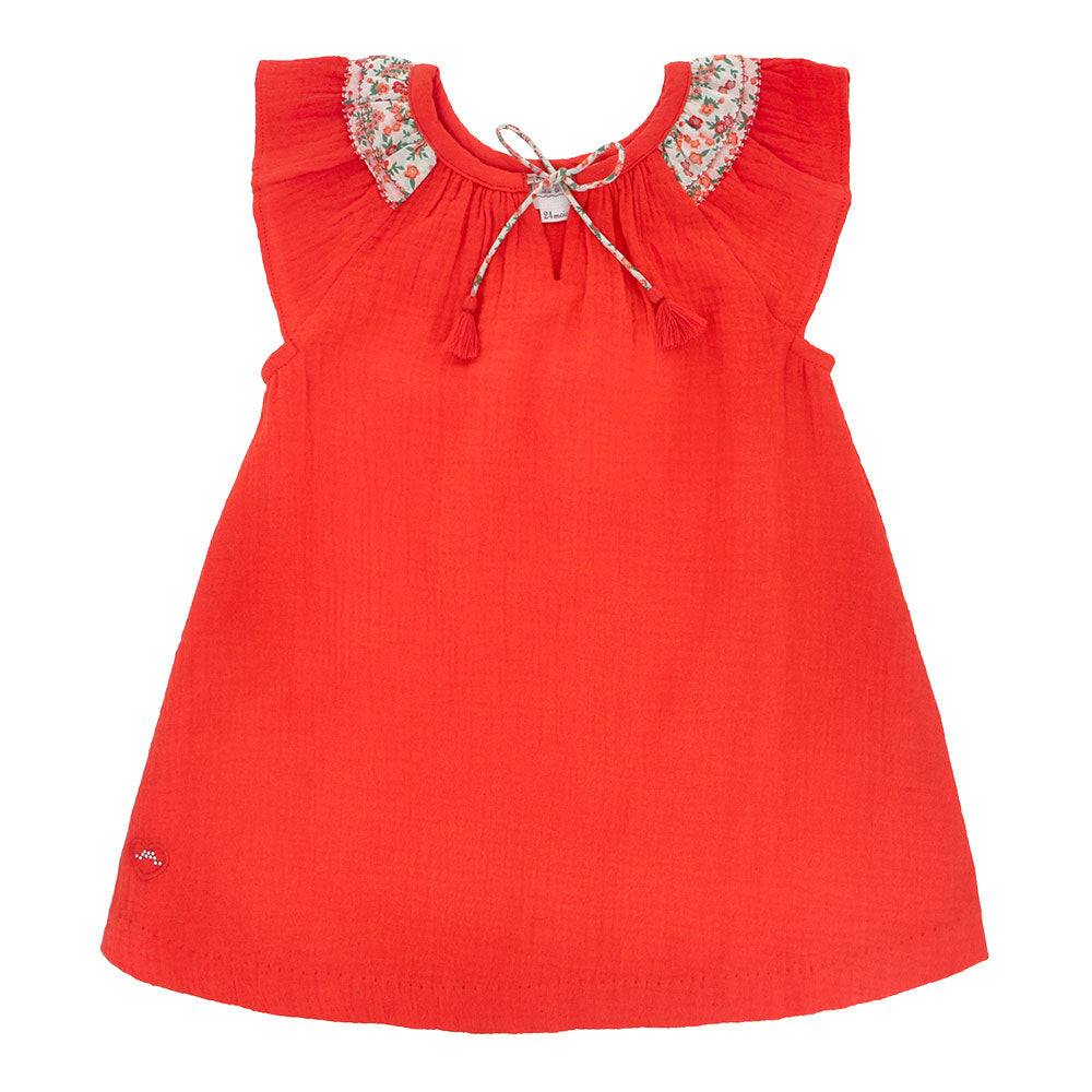 Cotton gauze dress