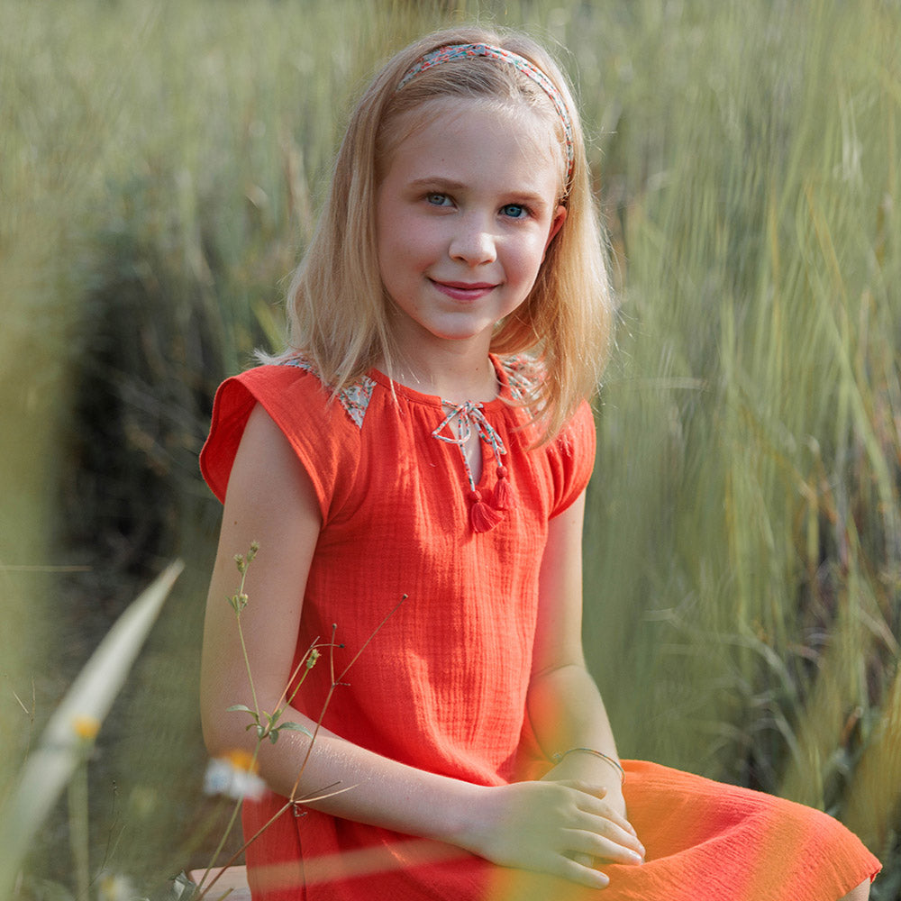 Cotton gauze dress