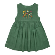 Embroidered sleeveless dress