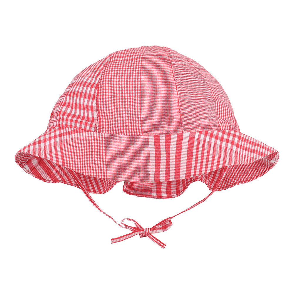 Chequered sunhat