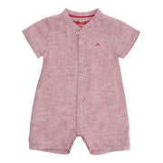 Mao Collar romper shirt