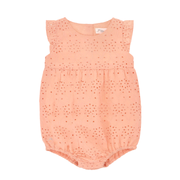 Eyelet lace playsuit