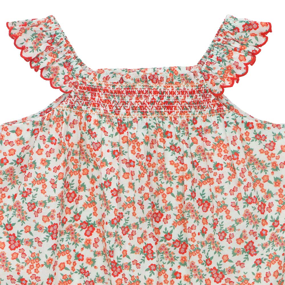 Smocked playsuit