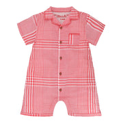 Chequered romper