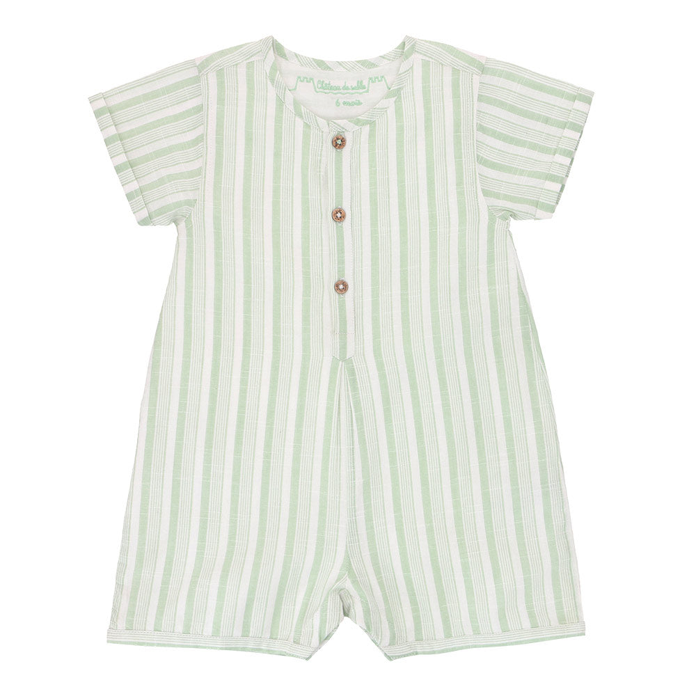Striped romper