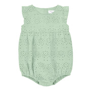 Eyelet lace playsuit