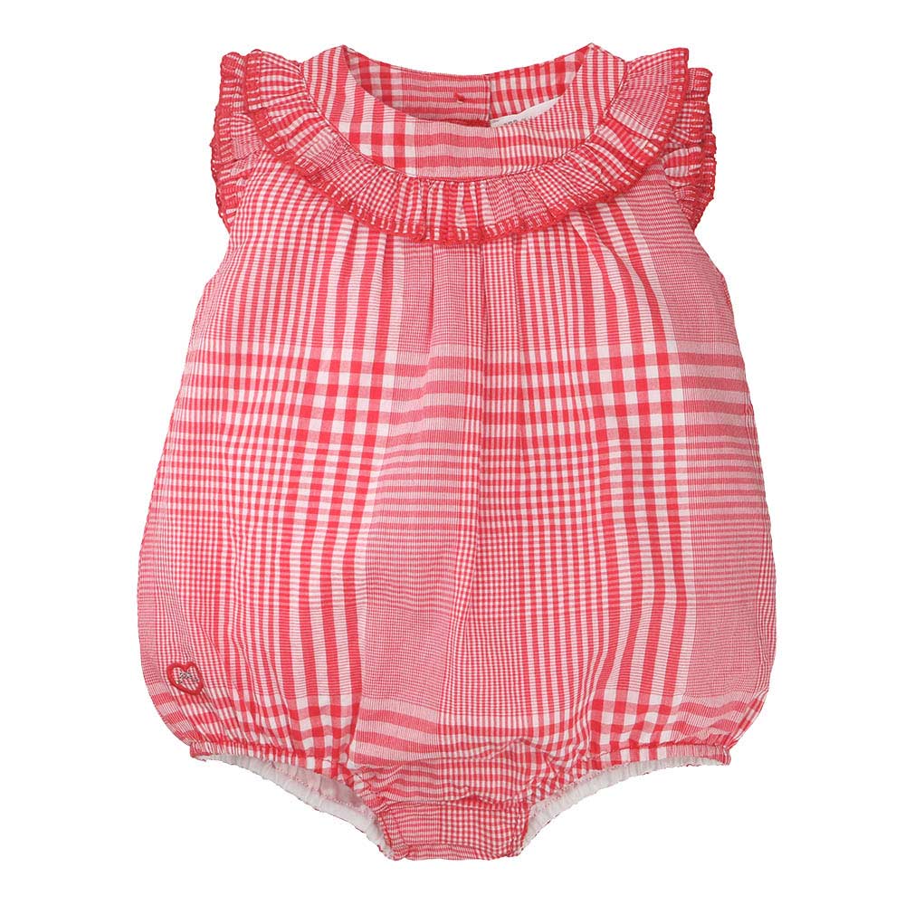 Chequered playsuit