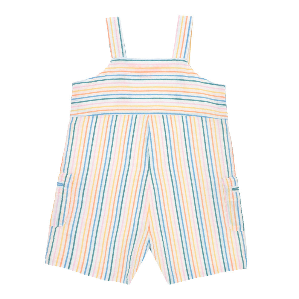 Seersucker overalls