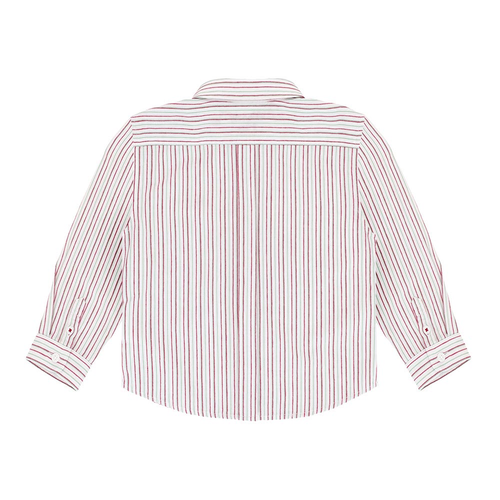 Long sleeve festive chequered shirt