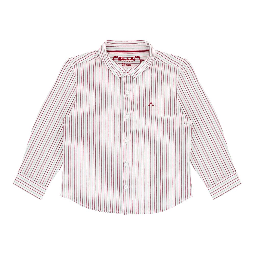 Long sleeve festive chequered shirt