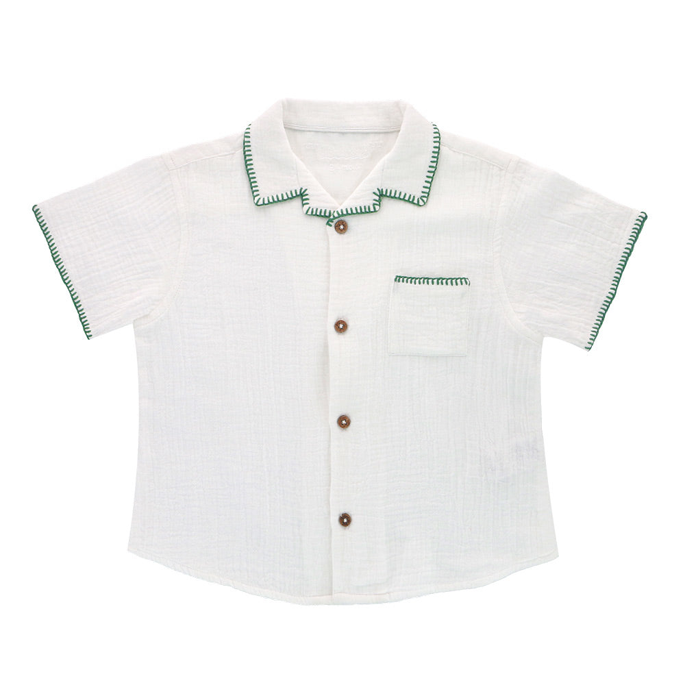 Cotton gauze shirt