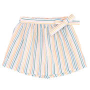 Seersucker striped skorts
