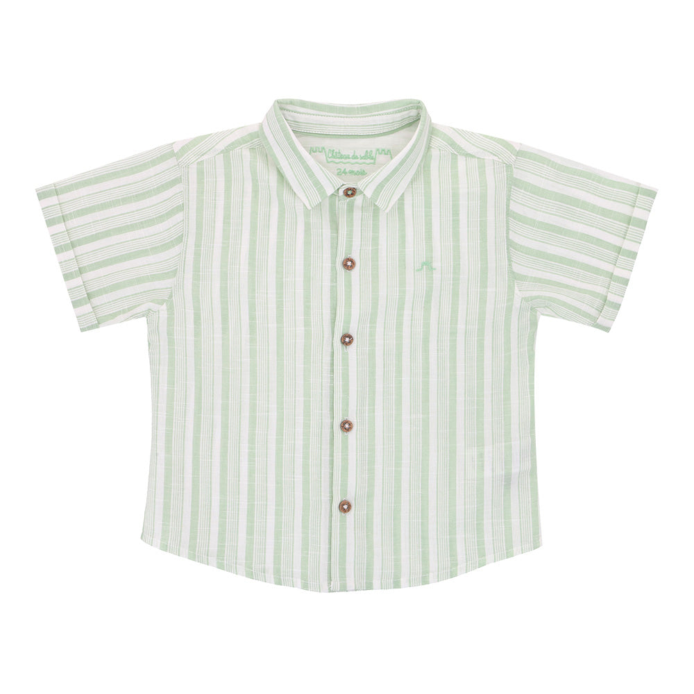 Striped short sleeve shirt