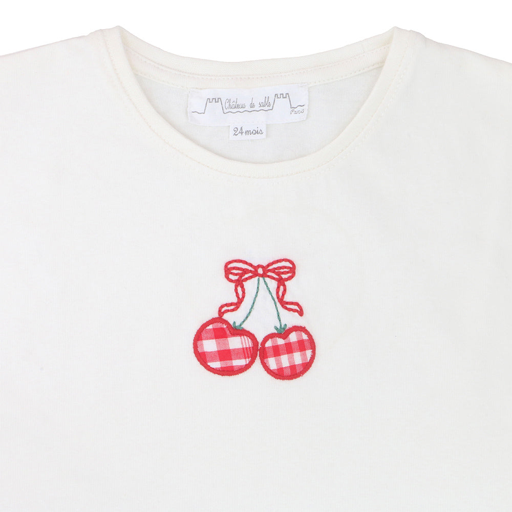 Embroidered tee-shirt