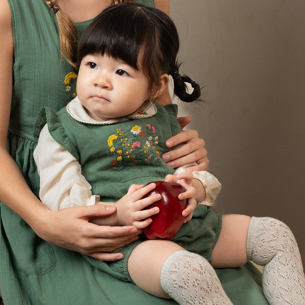 Embroidered playsuit