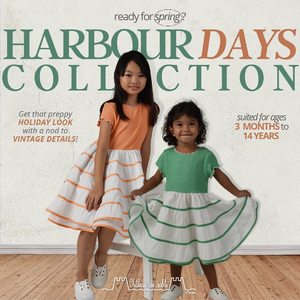 Are you ready for spring? Our Harbour Days collection will make you remember the beauty of coastal islands with its eye-candy colors and the vintage-y feels!

Shop now at www.chateaudesable.com

#chateaudesable #chateaudesablesg #châteaudesable #newbornssg #newborngifts #newbornoutfit #newbornoutfits #newbornclothes #newbornbaby #newbornclothing #newbornessentials #newbornbabies #newbornlifestyle #newbornsingapore #newbornsg #sgshop #sgnewborn #newbornshoppinglist #newbornshopping #sgshopping #sgshops #sgshoppingonline #sgkids #kidsclothessg #kidboutique #kidsboutiqueshop #kidsclothing #kidsapparelsg